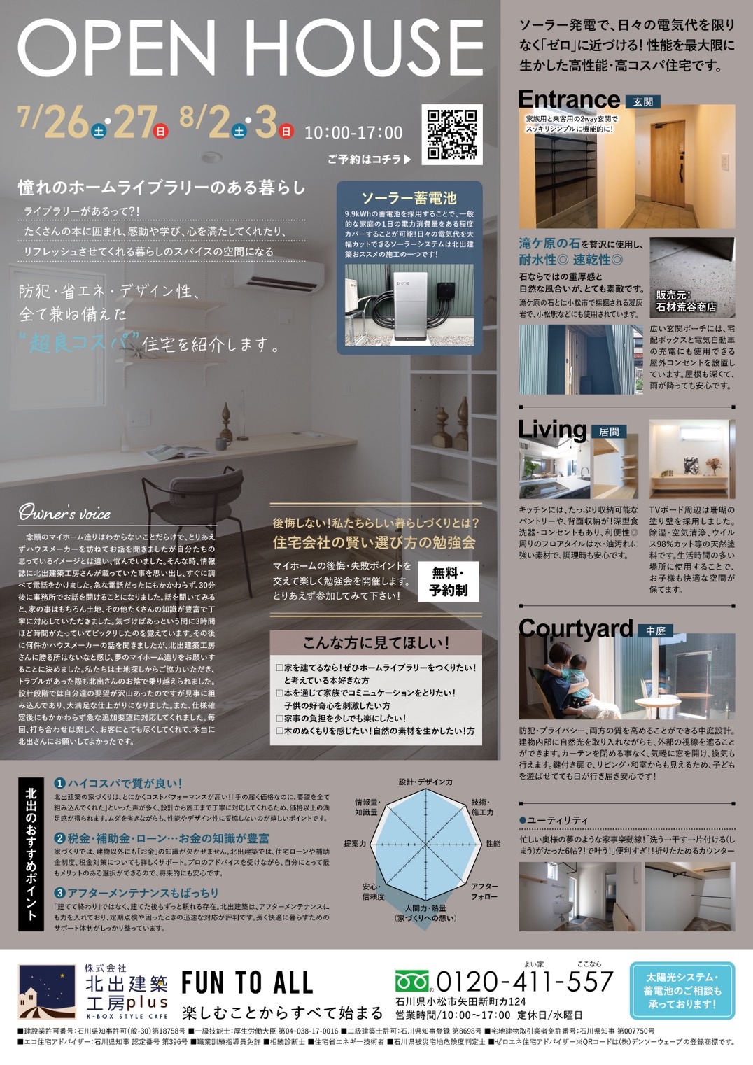 とことん暮らしやすさにこだわった家
